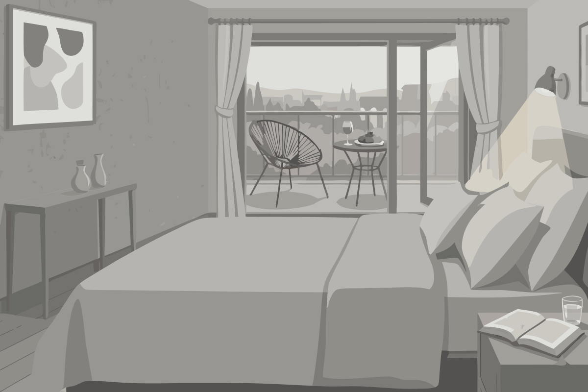 Lit dans Dortoir pour Hommes de 6 Lits